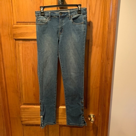 Tractr Women's Straight Jeans with Button Ankle size 6/28 - Picture 2 of 7